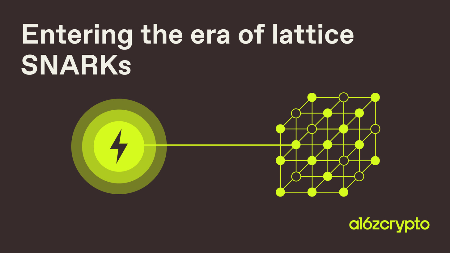 a16z 发布 Lattice Jolt:既抗量子攻击,证明速度还快了 3 倍