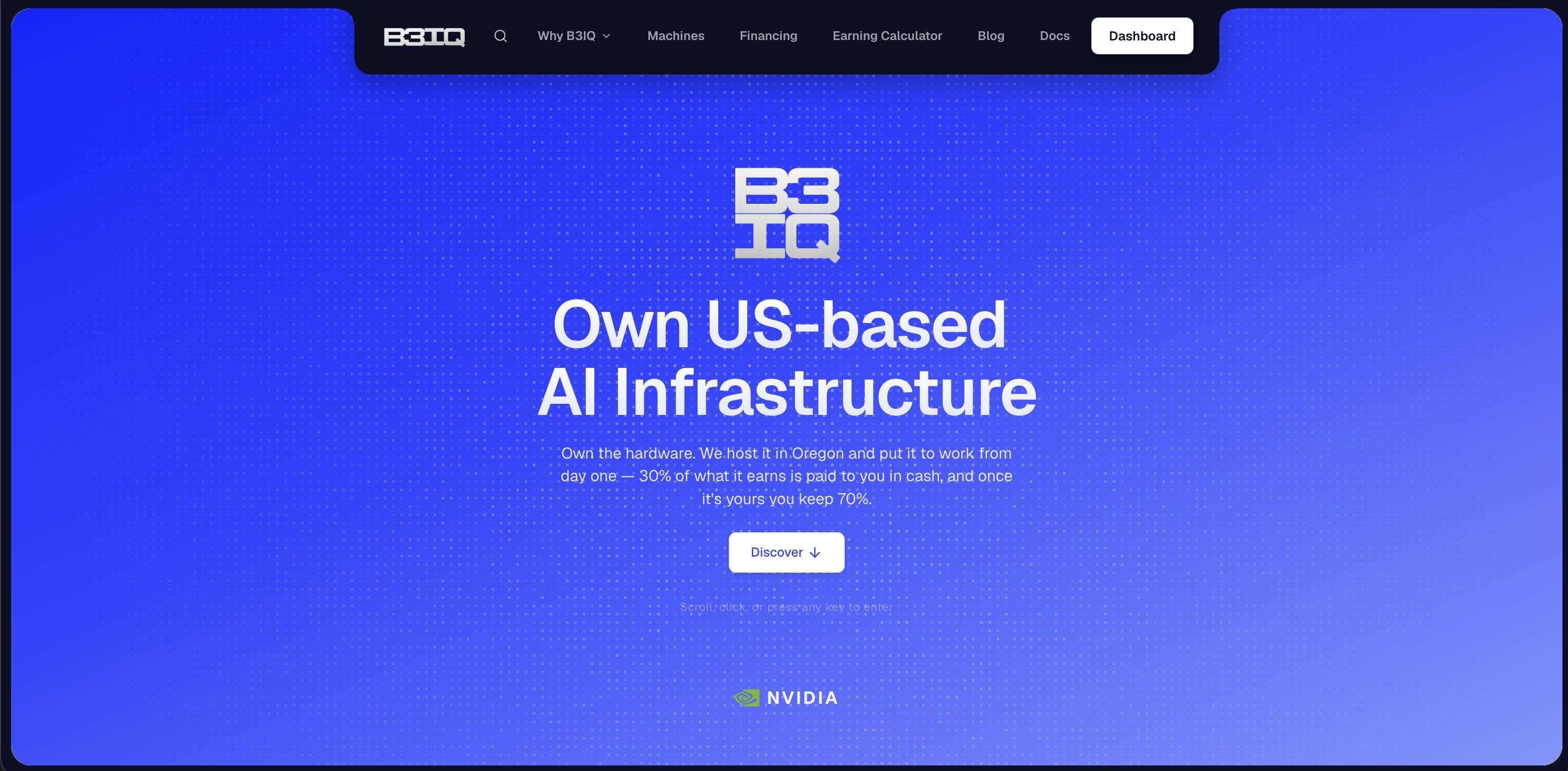 Coinbase 系 B3 Labs 推出 B3IQ:分期拥有专属 GPU 服务器,闲置算力出租抵扣购机款