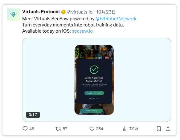 AI 工人年入 4 亿美元，Virtuals 想让你当股东