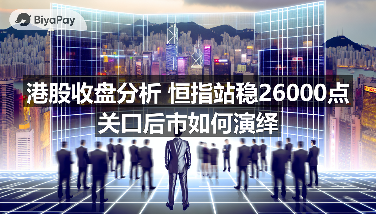 今日恒生指数站稳26000点,提振市场情绪,科技板块表现强劲。
