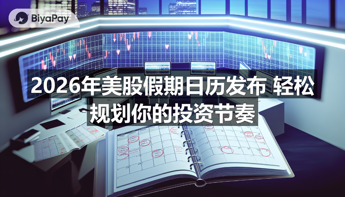 2026年美股休市安排，包含10个休市日和2个提前收盘日，帮助投资者规划交易策略。