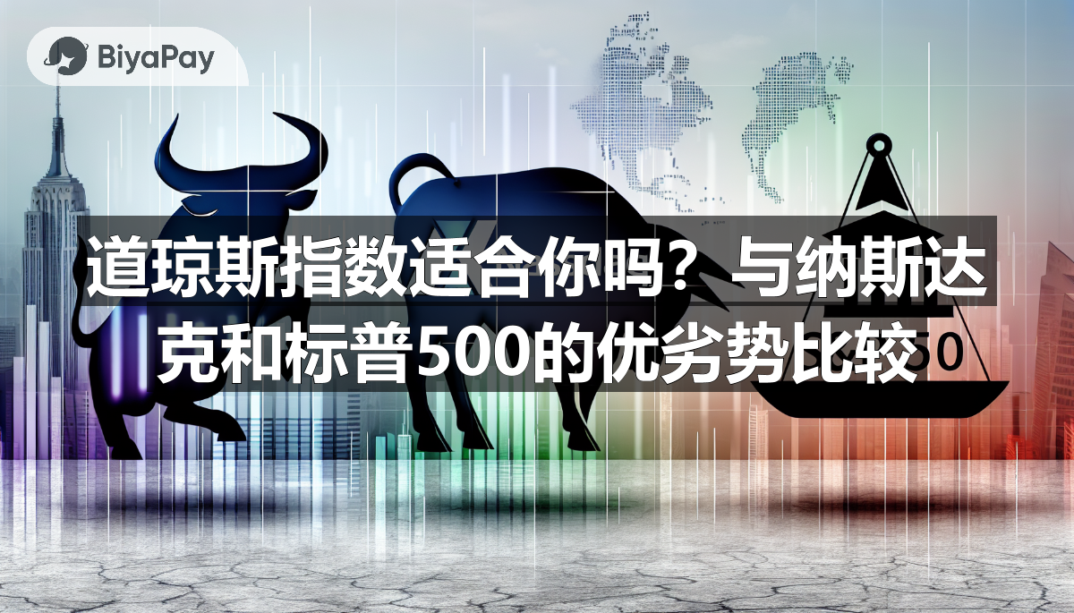 三大股指的对比图，显示2024年道琼斯、标普500和纳斯达克指数的总回报率分别为15.0%、25.0%和29.6%。