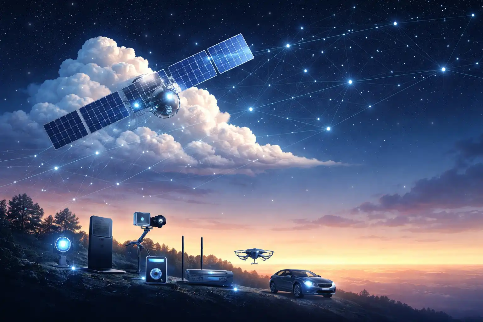 亚马逊收购GlobalStar:云巨头如何用L波段卫星补全“端-边-云-天”闭环?