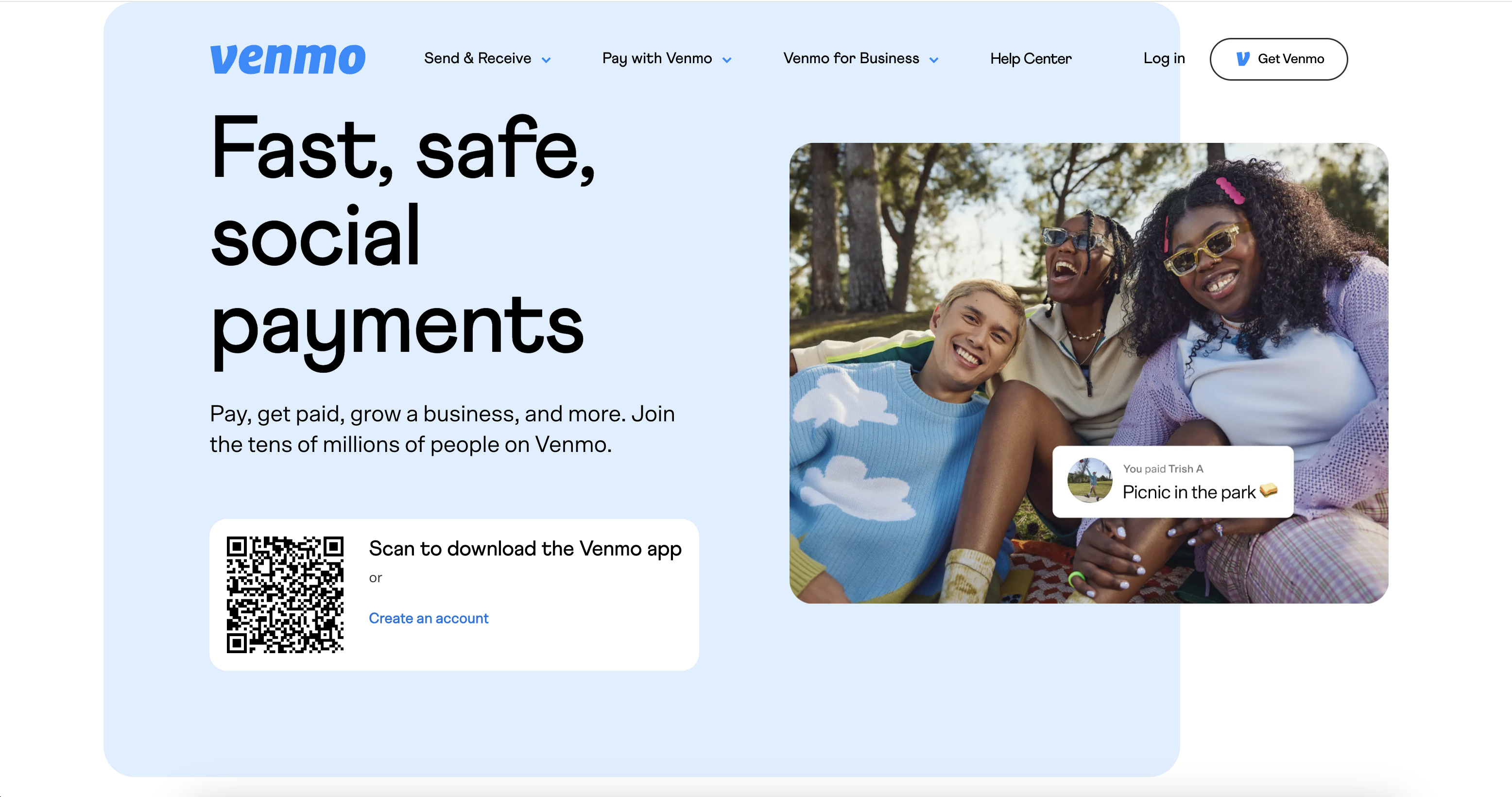 Venmo Digital wallet app