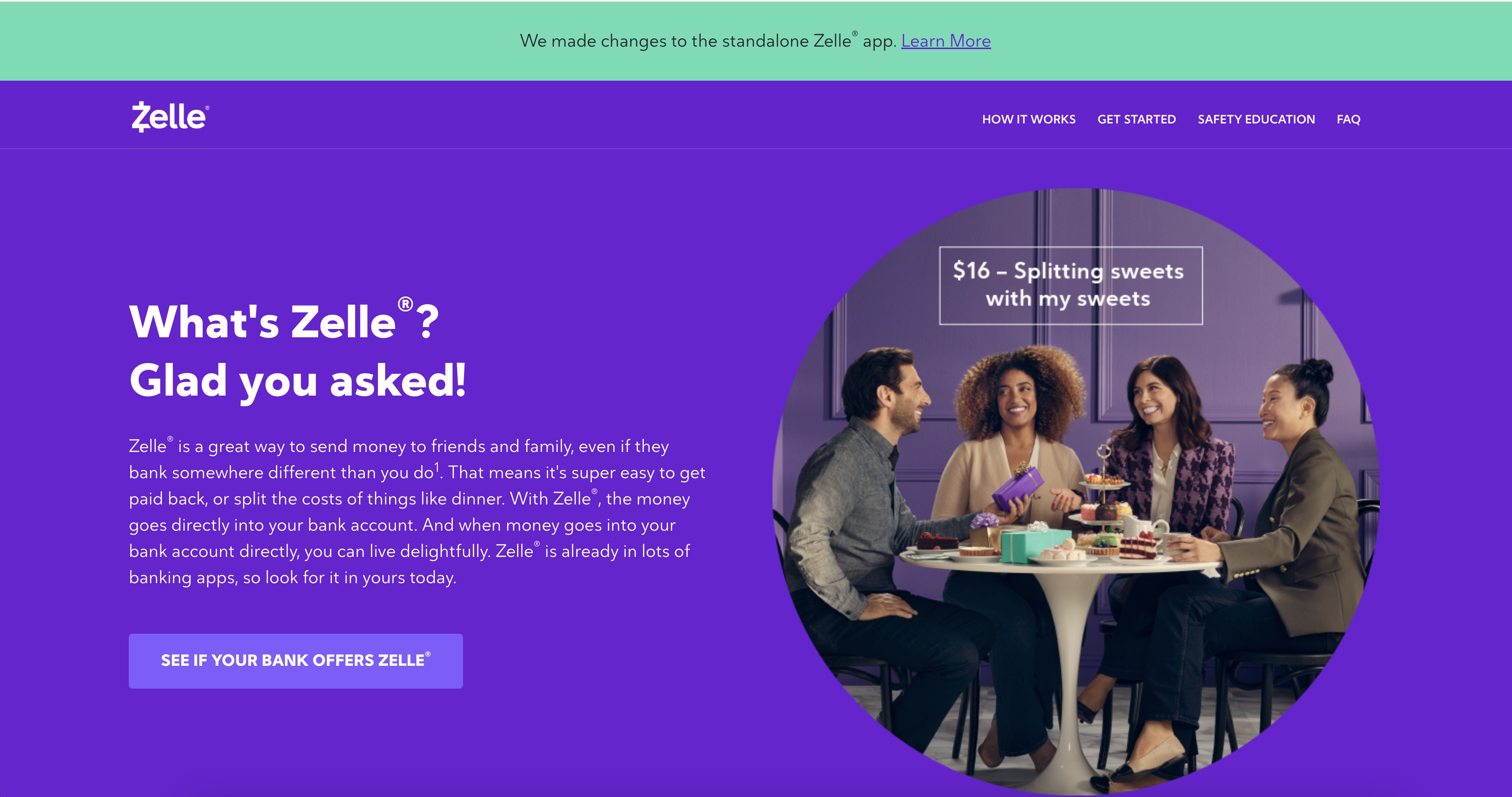 Zelle digital wallet