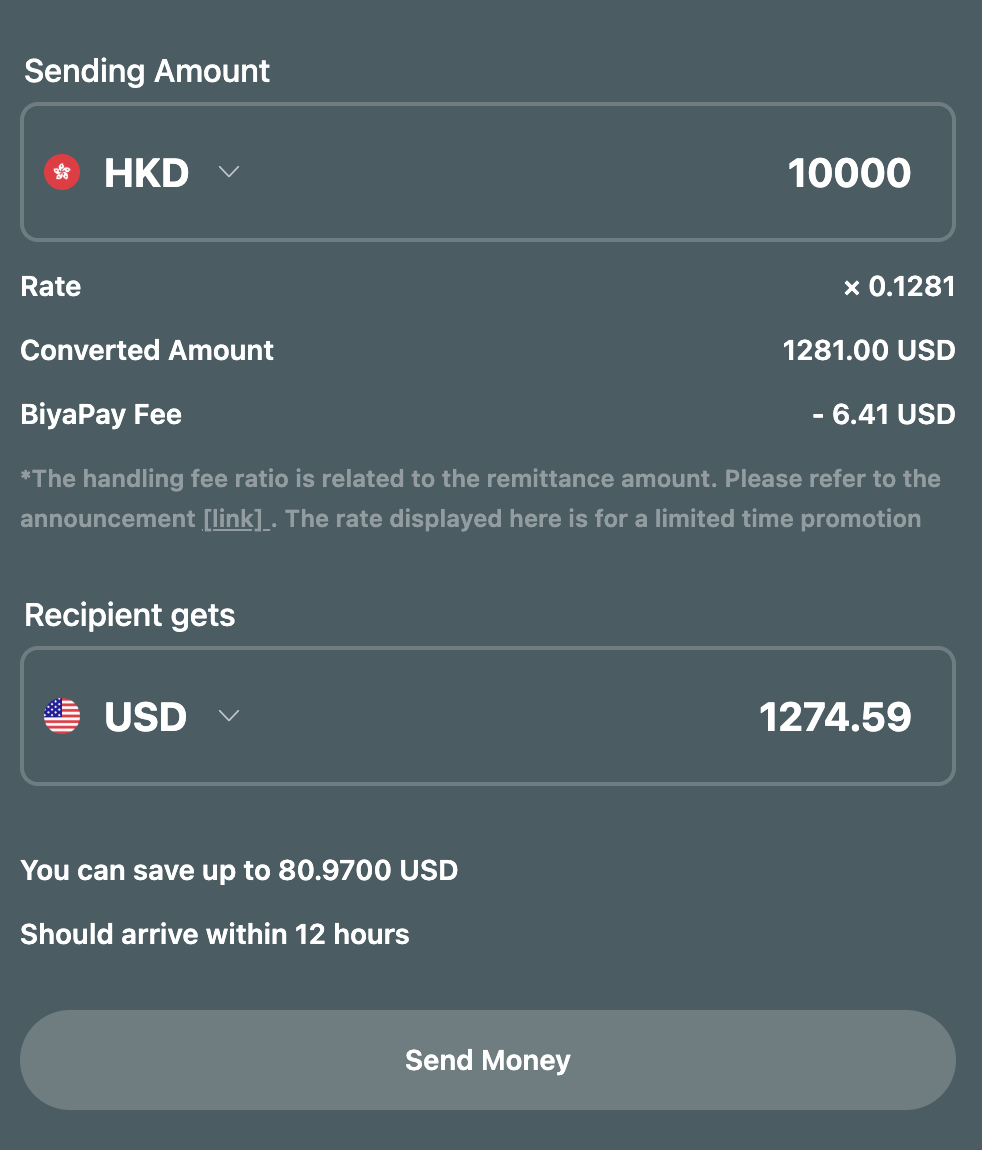 biyapay money transfer