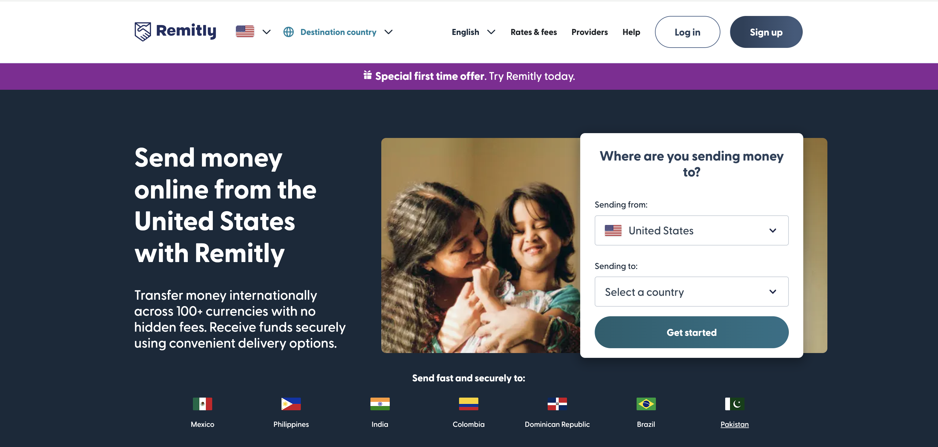 Remitly Mobile fund transfer