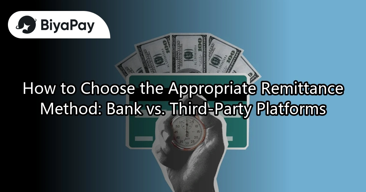 Comparison between Remittance Banks and Third - Party Institutions