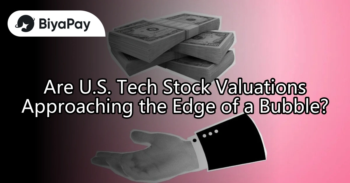 Valuation levels of US technology stocks