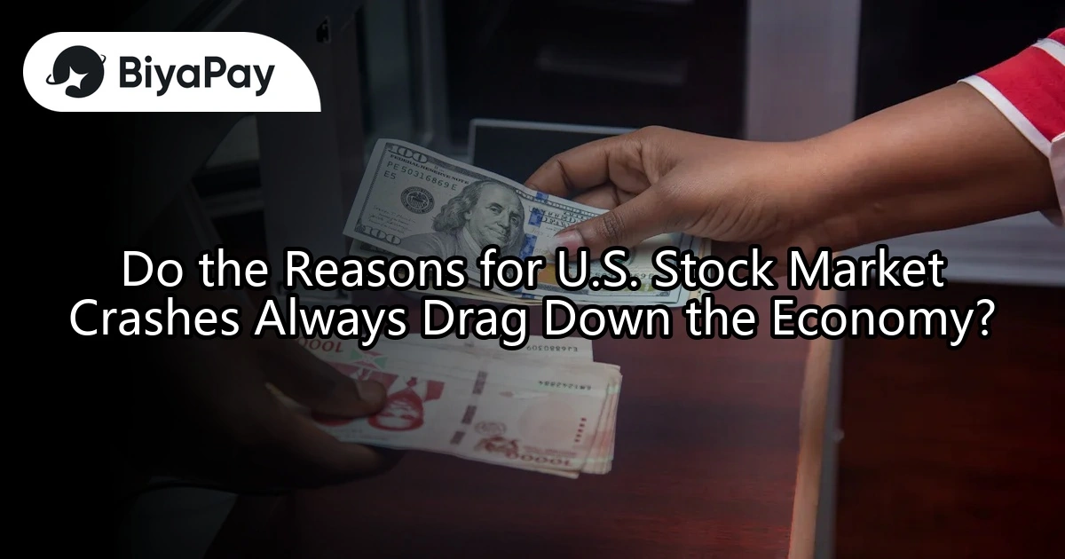 The US stock market crash drags down the economy