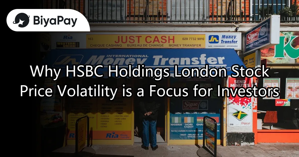 HSBC Holdings London share price fluctuates