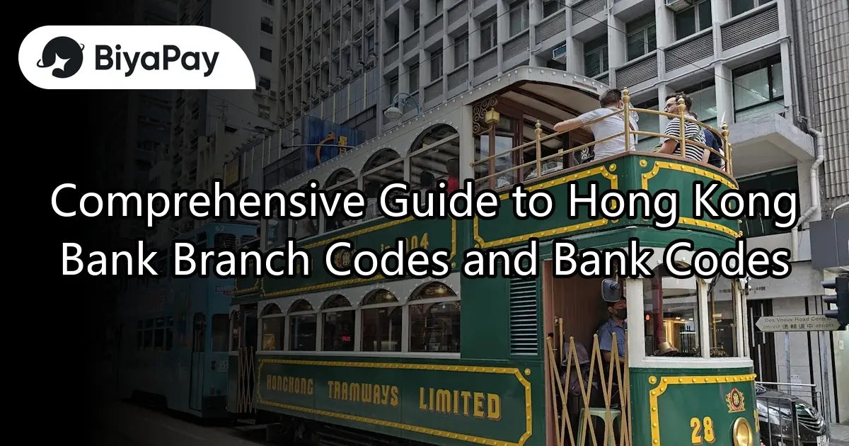 Hong Kong Bank Branch Codes