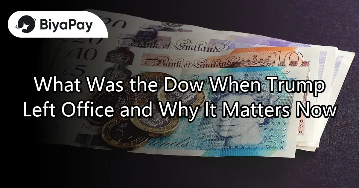 What Was the Dow When Trump Left Office