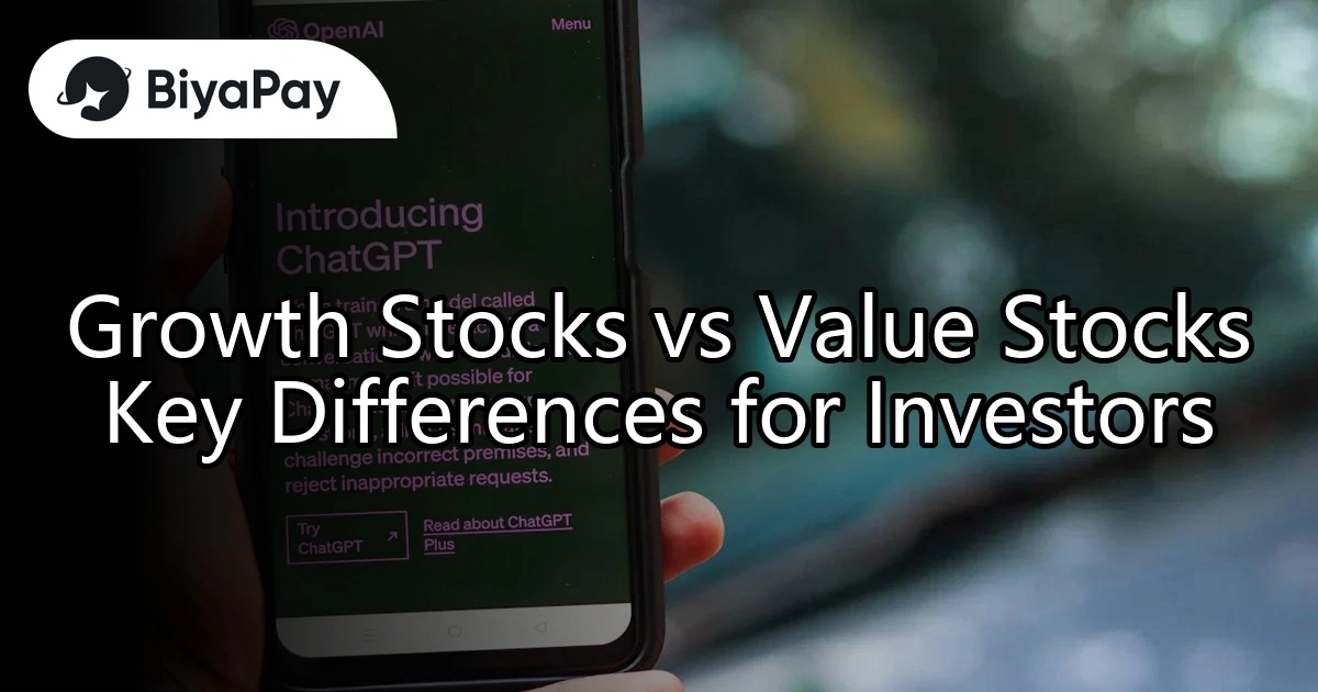 Differences between growth stocks and value stocks