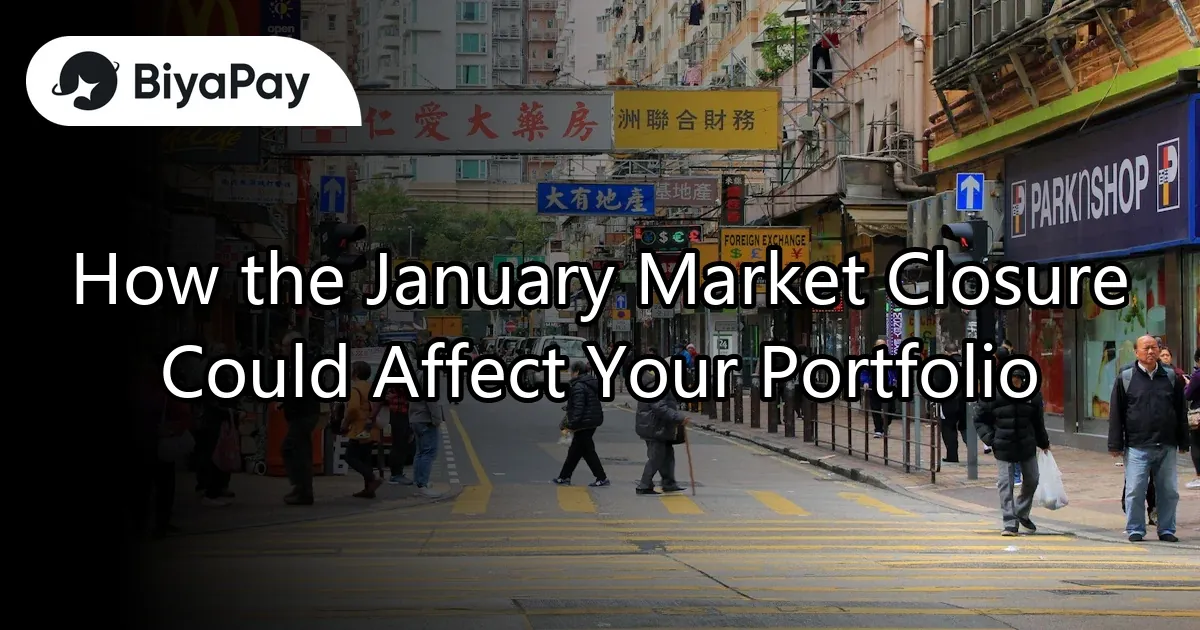 Impact of January market closures on investments