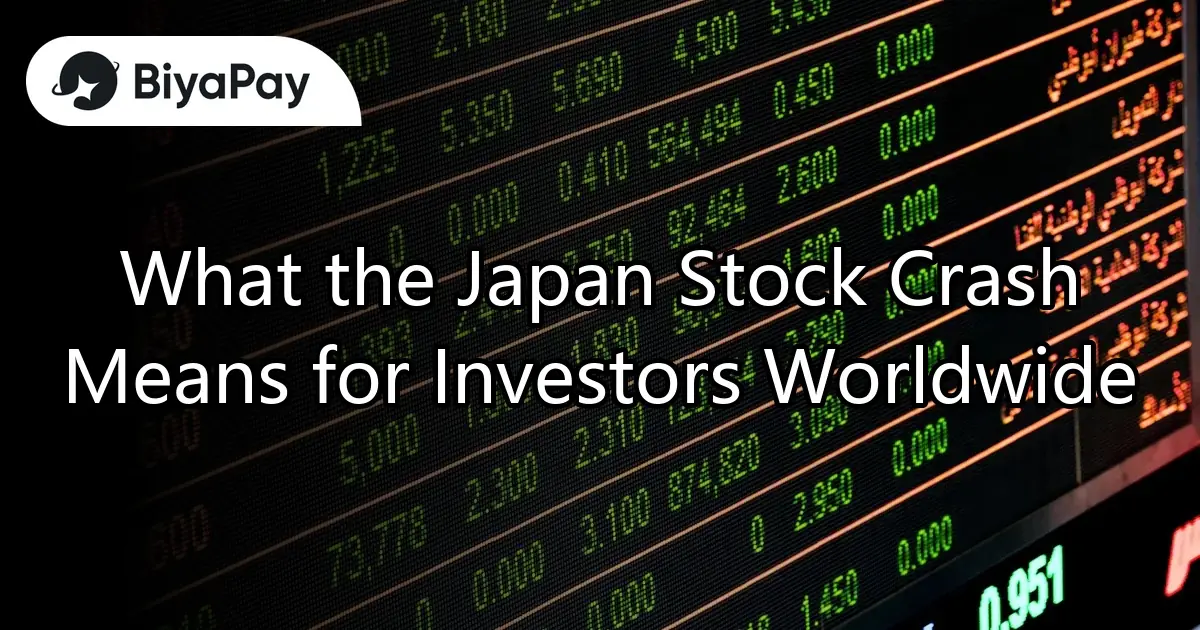 Significance of the Japanese stock market crash