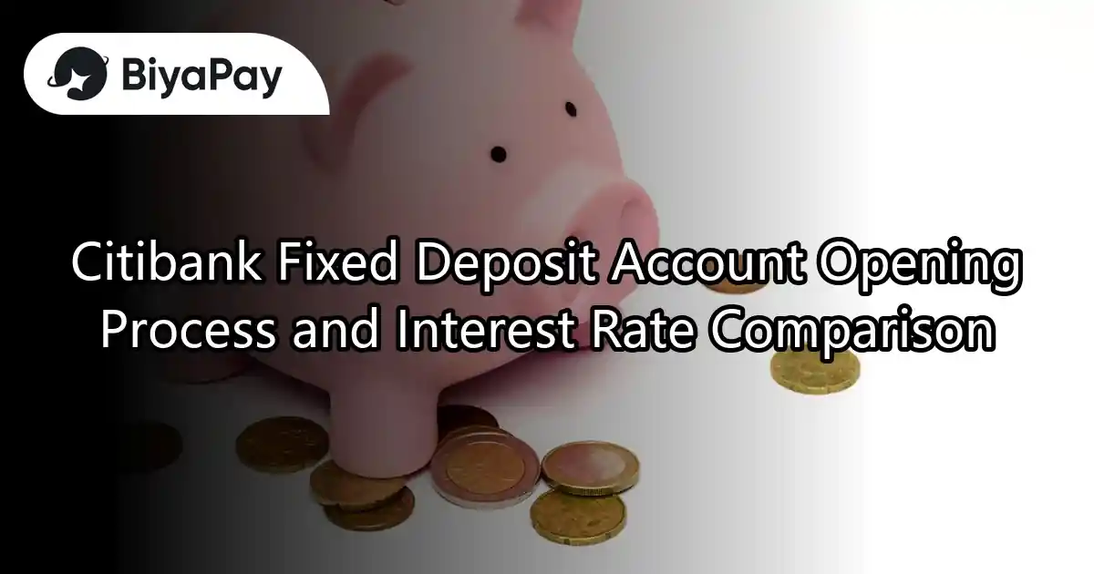 Citibank deposit account opening interest rate comparison