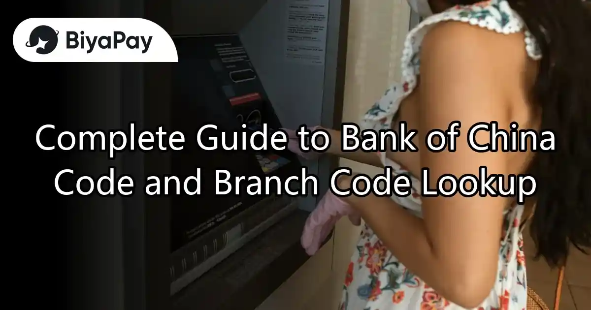 Inquiry about Bank of China branch codes