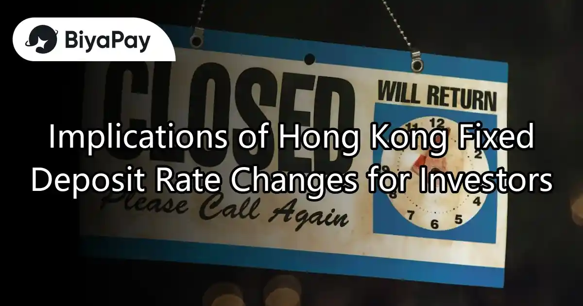 Changes in Hong Kong's time deposit interest rates