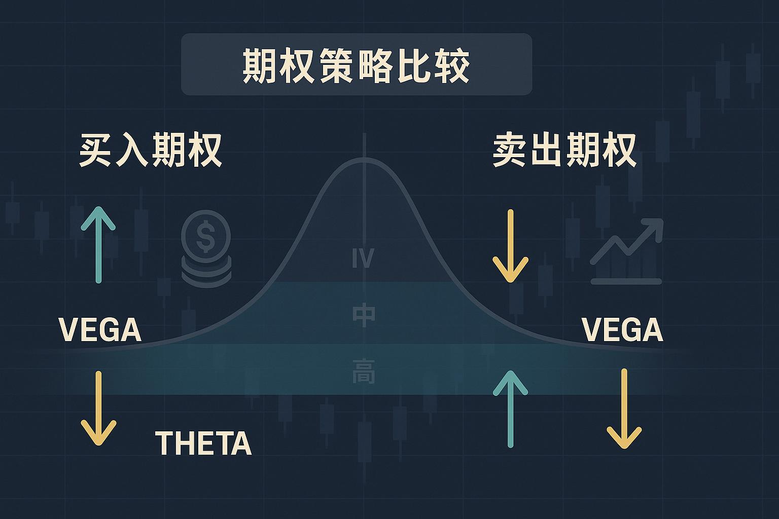 Buying vs. Selling Options: Illustrative Cover for Choosing Strategies Based on Implied Volatility Range