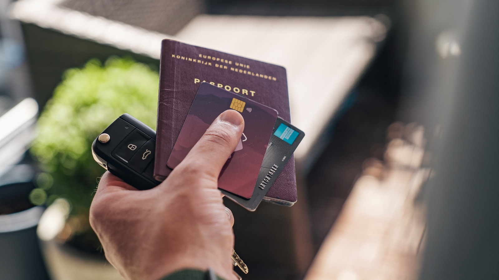 Passport, phone and payment card for account setup