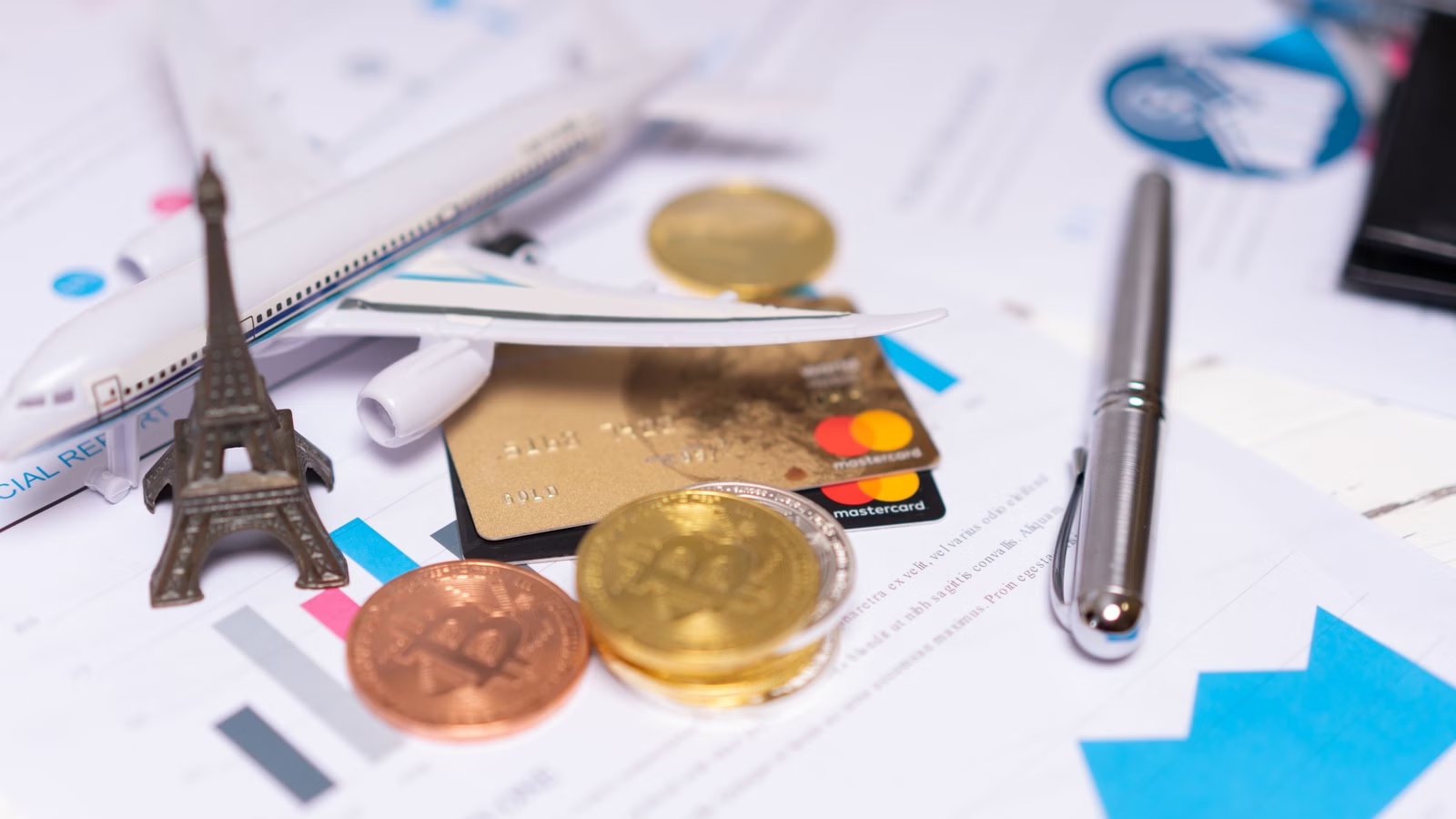 Multi-currency travel payments with cards and financial documents